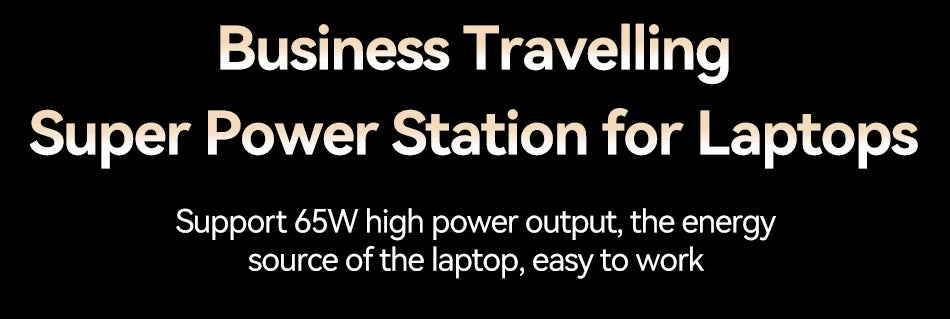 Rocoren 65W Power Bank for Laptop & Phone | 20000mAh Fast Charging