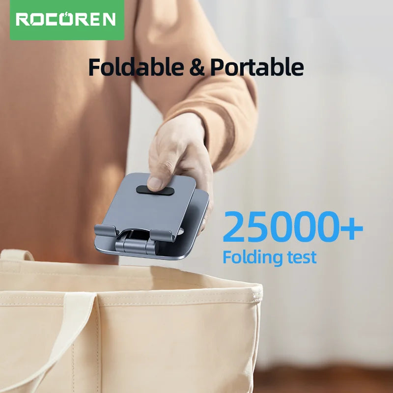 Rocoren Foldable Metal Phone & Tablet Stand