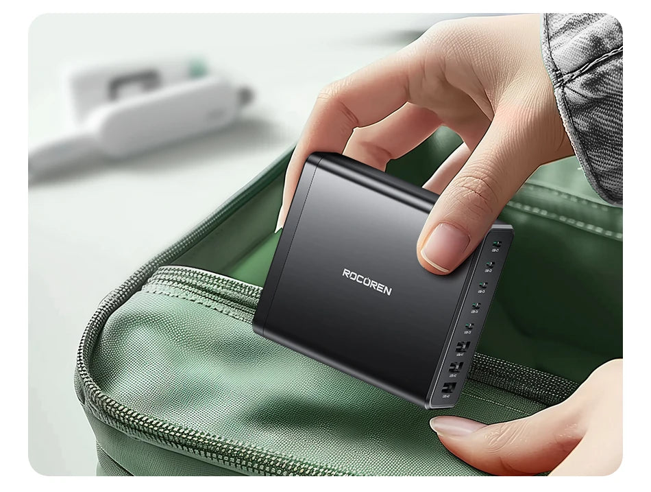 Rocoren 255W 8-Port Desktop Charger