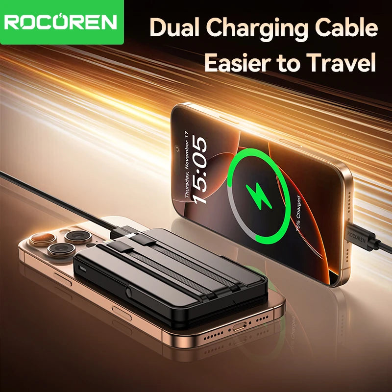 Rocoren 3-in-1 Magnetic Power Bank