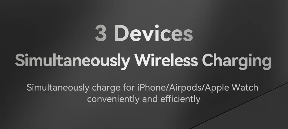 Rocoren Magnetic 3-in-1 Wireless Charging Station