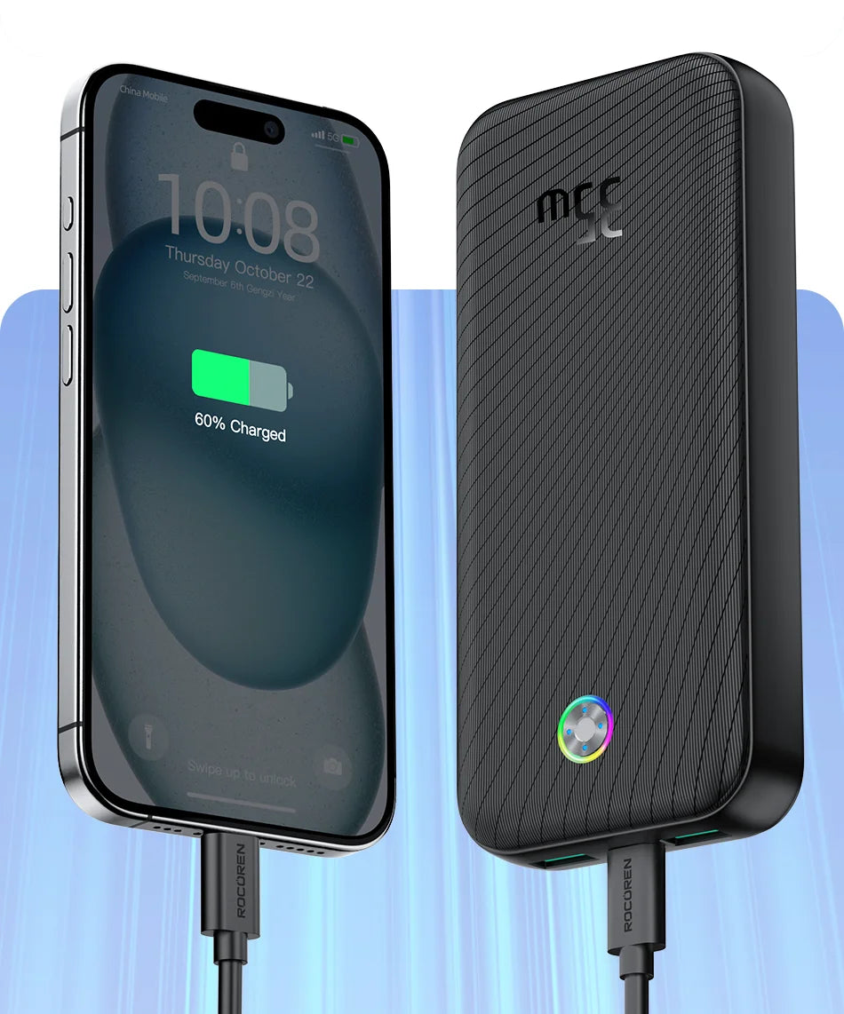 Rocoren 22.5W Fast Charging 20000 mAh Power Bank