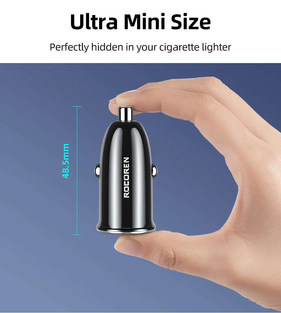 Rocoren 30W Fast Car Charger