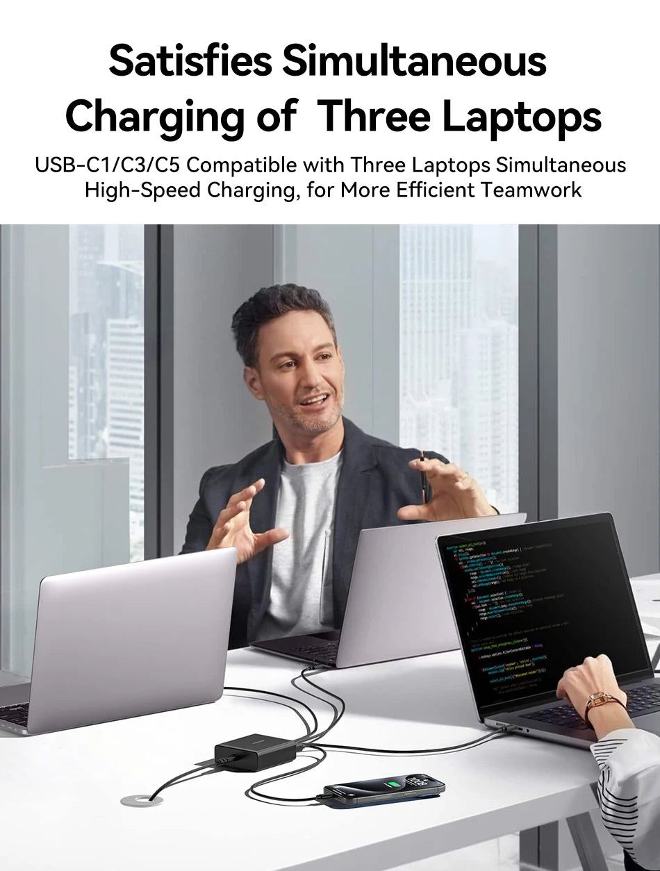 Rocoren 200W 8-Port Desktop Charger