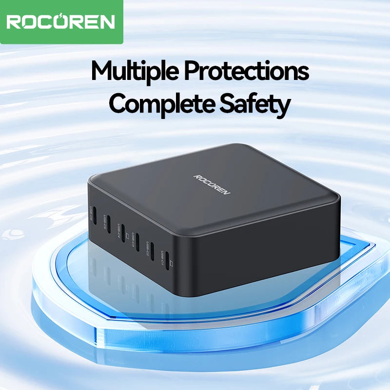 Rocoren 150W 6-Port Desktop Charger