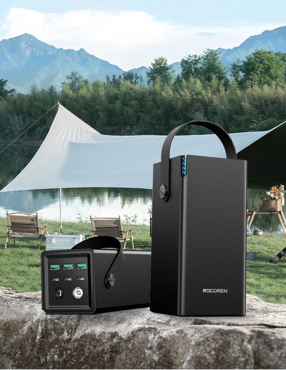 Rocoren 50000mAh Power Bank with Flashlight