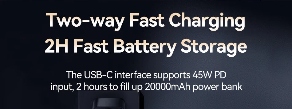 Rocoren 65W Power Bank for Laptop & Phone | 20000mAh Fast Charging