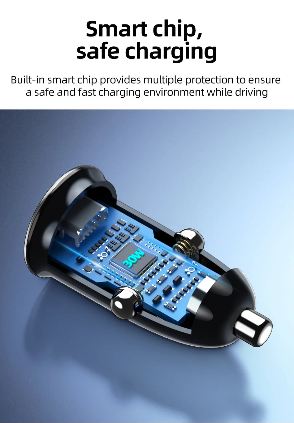 Rocoren 30W Fast Car Charger