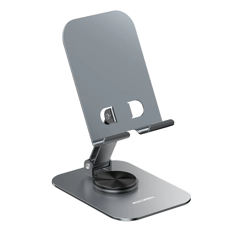 Rocoren Foldable Metal Phone Stand with 360° Rotation