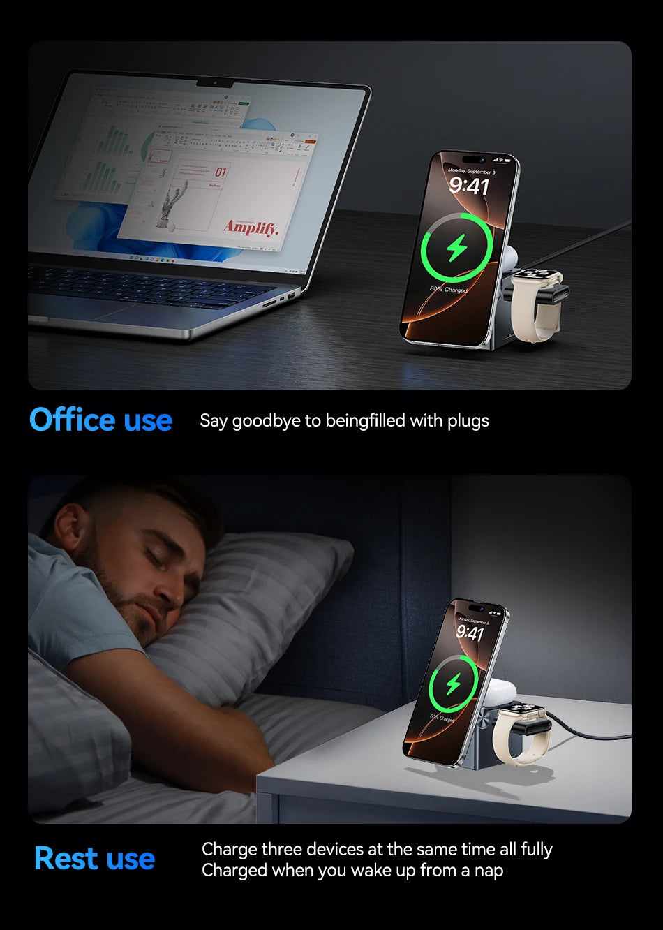 Rocoren Magnetic Vertical Charging Stand