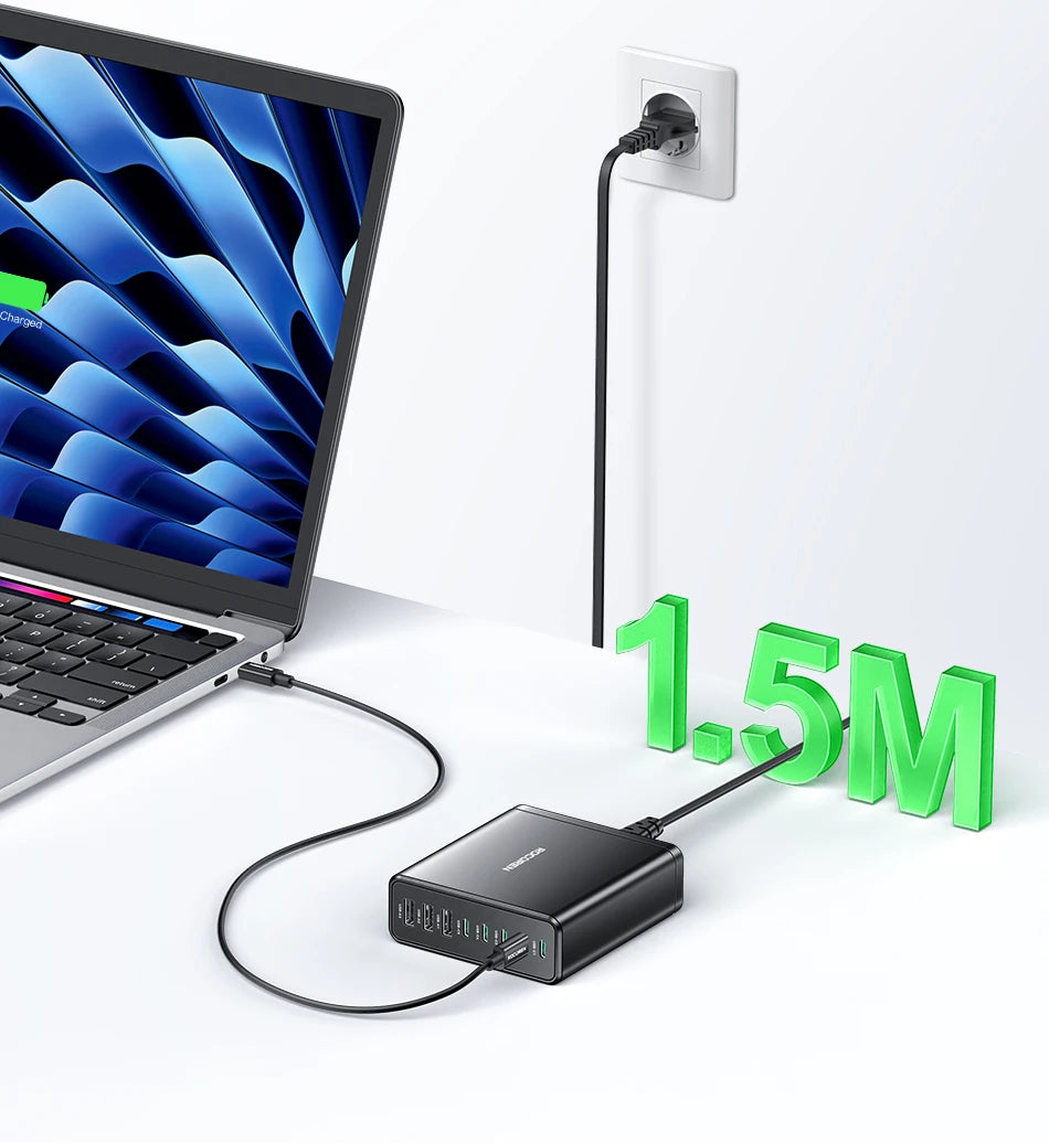 Rocoren 255W 8-Port Desktop Charger