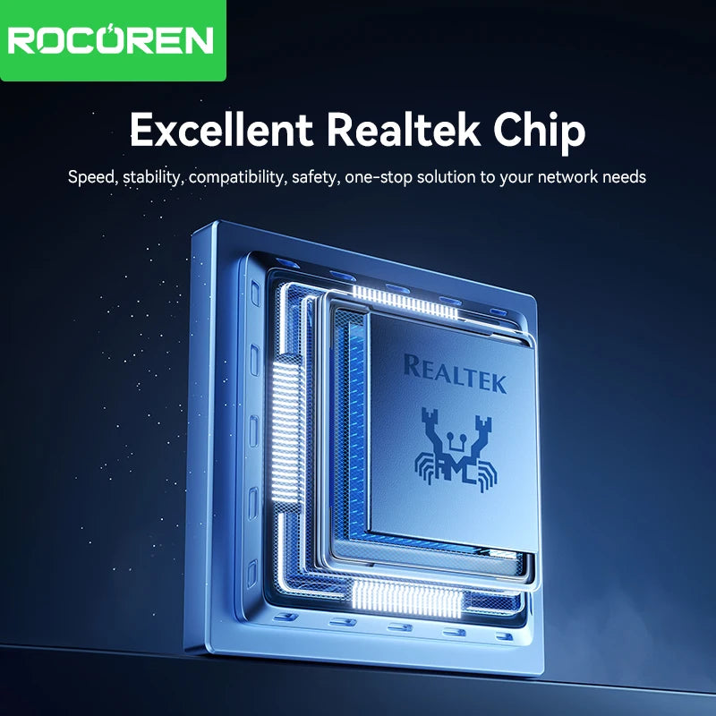 Rocoren Mini Wifi Bluetooth 2 in 1 USB Wireless Adapter Bluetooth 5.0 Wireless Transmission for PC Laptop Mouse Network Card