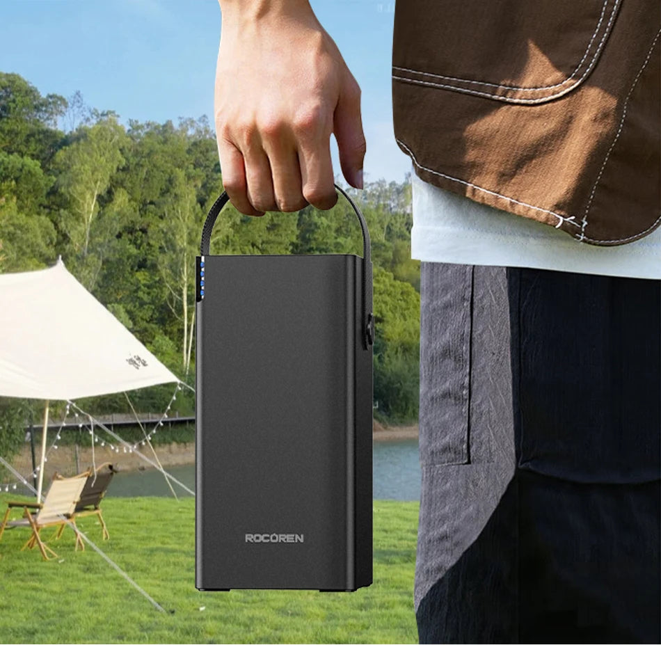 Rocoren 50000mAh Power Bank with Flashlight