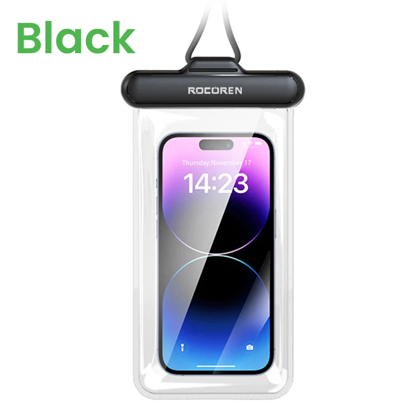 Rocoren Waterproof Phone Case for iPhone 14 13 12 Pro Samsung Xiaomi Swim Water Proof Phone Case Bag Universal Protection Cover