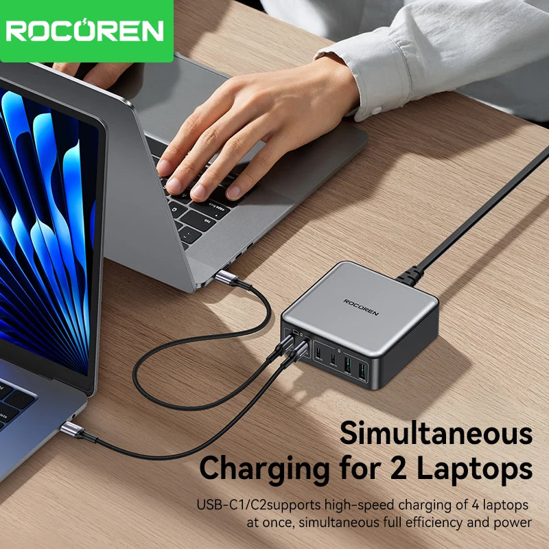 Rocoren 200W GaN Desktop Charger