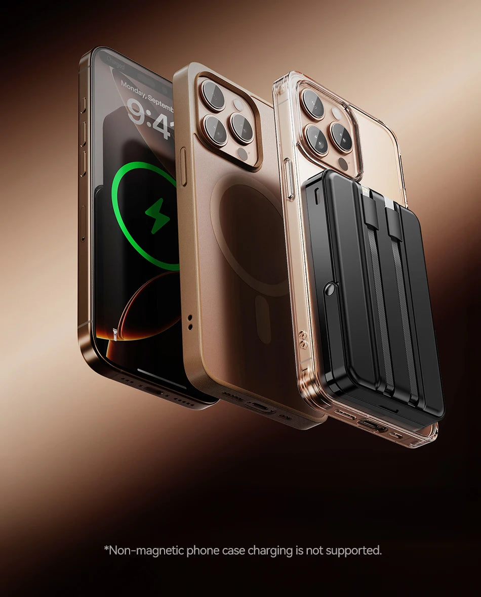 Rocoren 3-in-1 Magnetic Power Bank