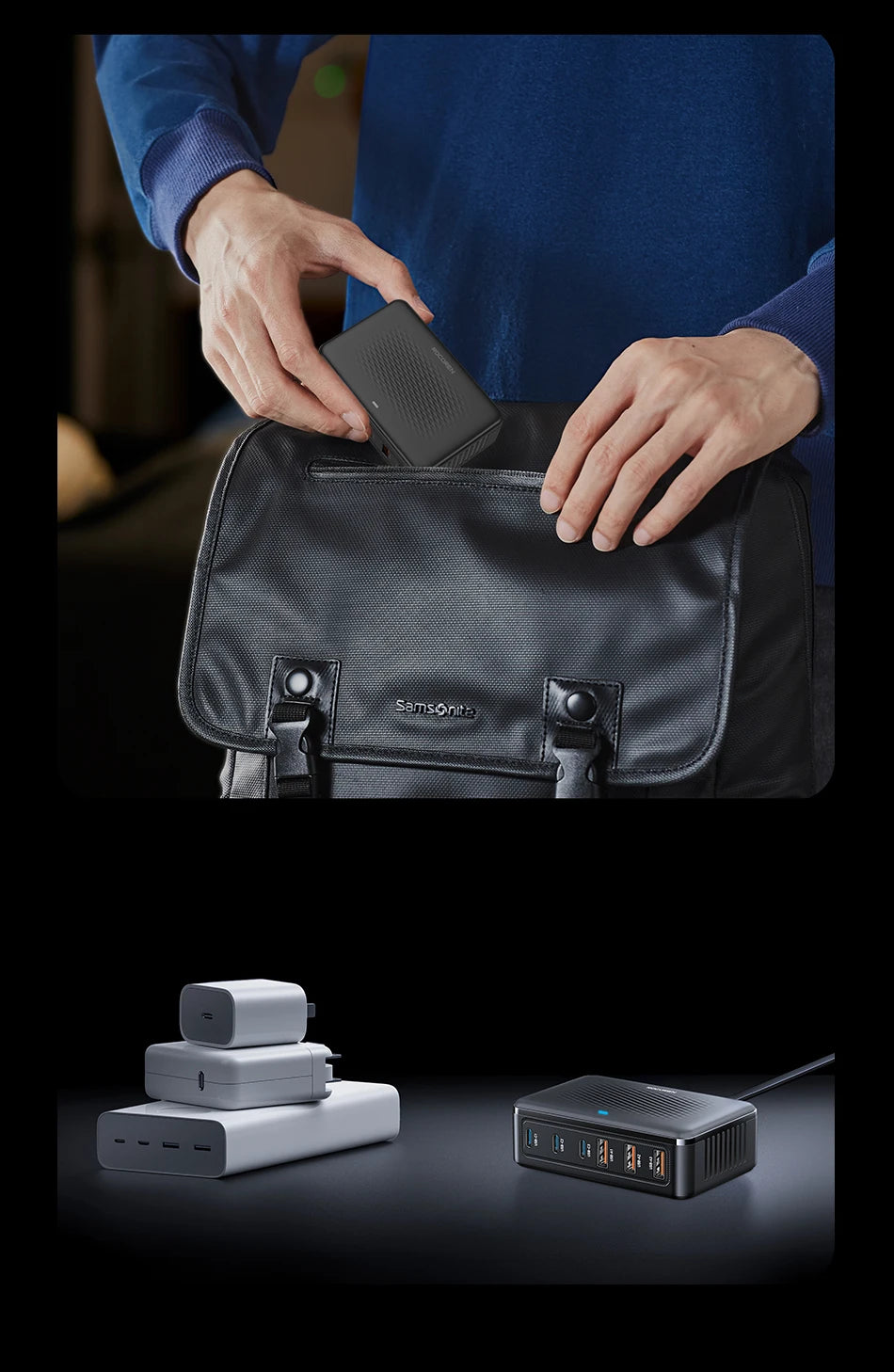 Rocoren 6-Port Desktop GaN Charger