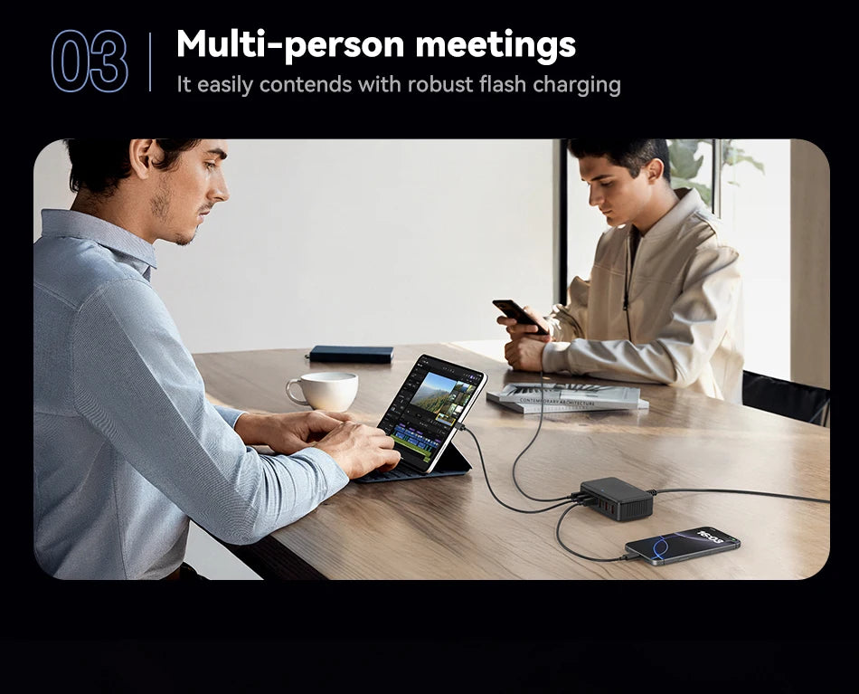 Rocoren 6-Port Desktop GaN Charger