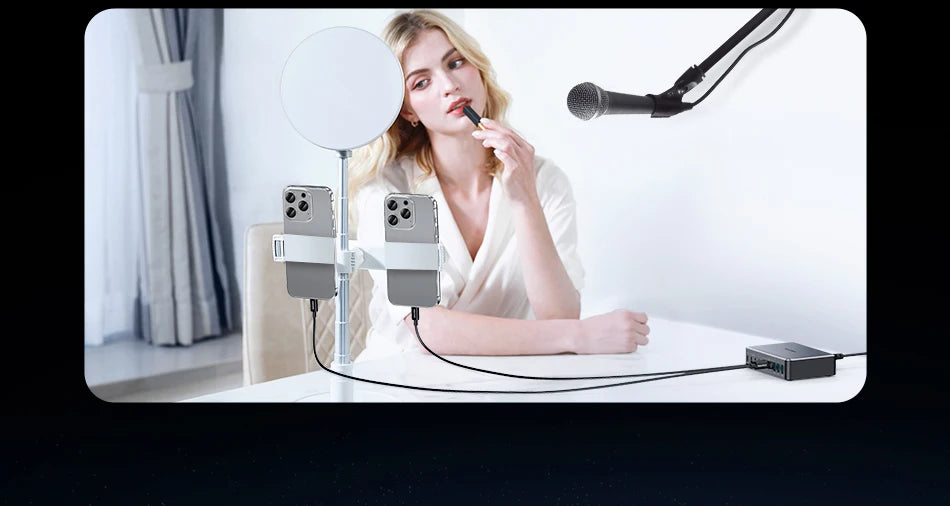 Rocoren 400W 10-Port Desktop Charging Station