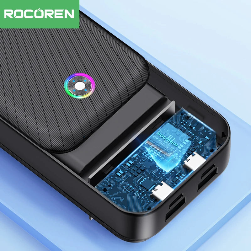 Rocoren 30000mAh Power Bank 35W PD Fast Charger