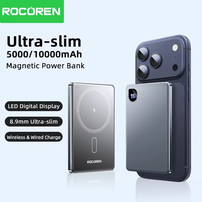 Rocoren Wirelles MagSafe Power Bank
