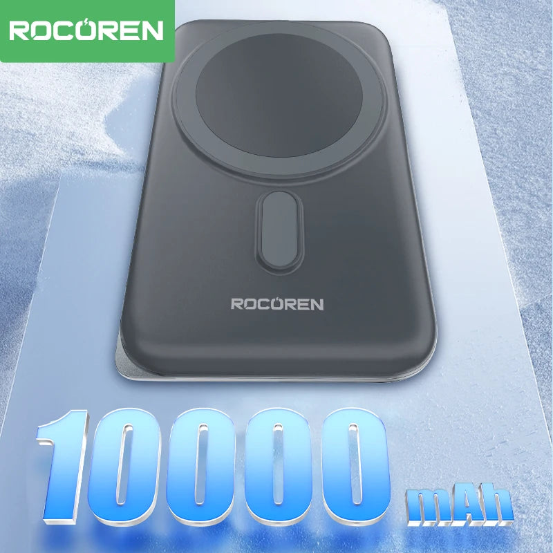 Rocoren 10000mAh MagSafe Power Bank & Charging Stand