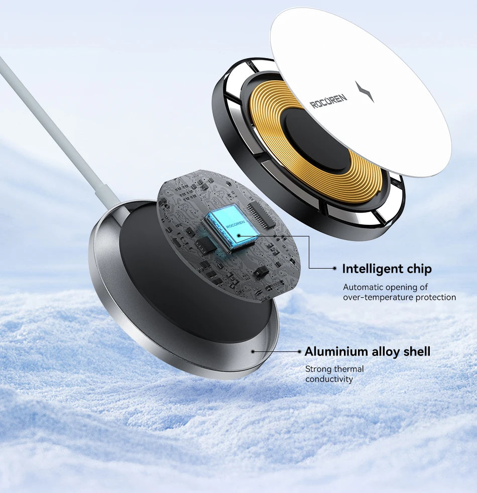 Rocoren Qi Wireless Charger 15W