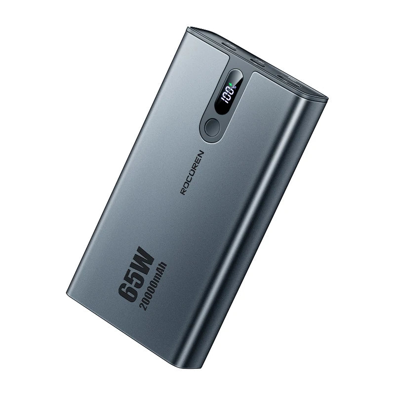 Rocoren 65W Power Bank for Laptop & Phone | 20000mAh Fast Charging