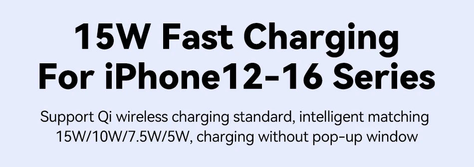 Rocoren Qi Wireless Charger 15W