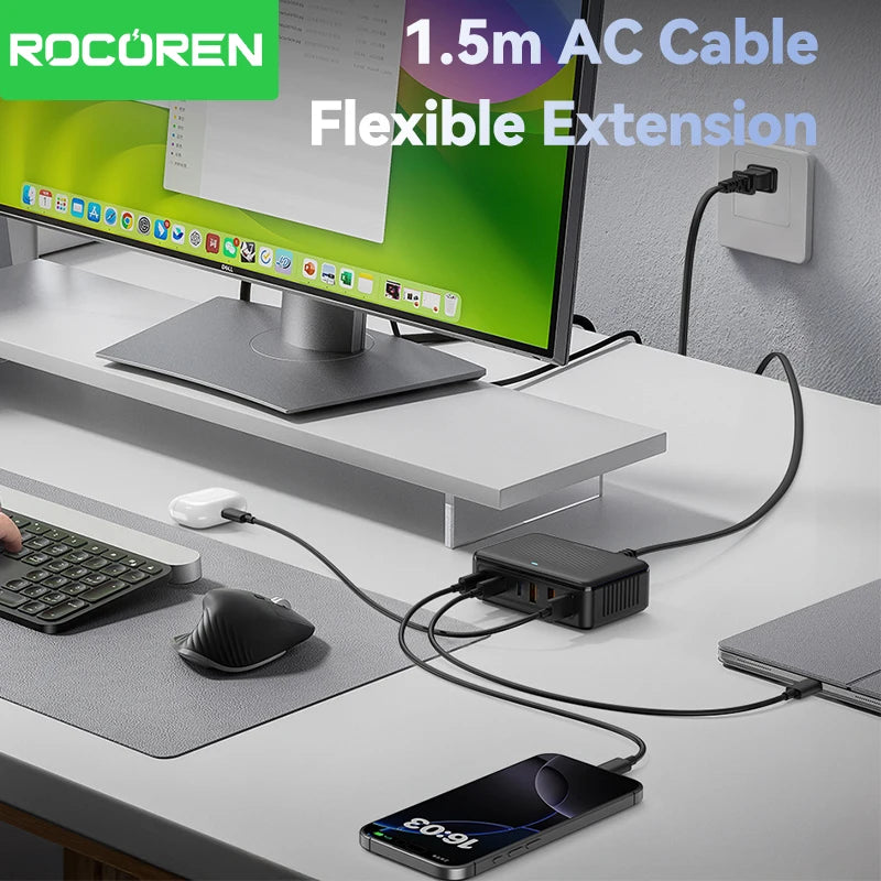 Rocoren 6-Port Desktop GaN Charger
