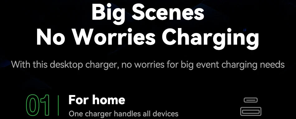 Rocoren 400W 10-Port Desktop Charging Station