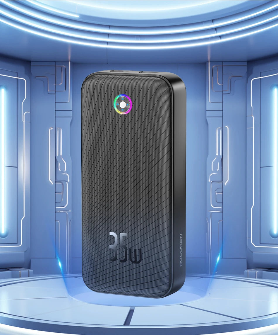 Rocoren 30000mAh Power Bank 35W PD Fast Charger