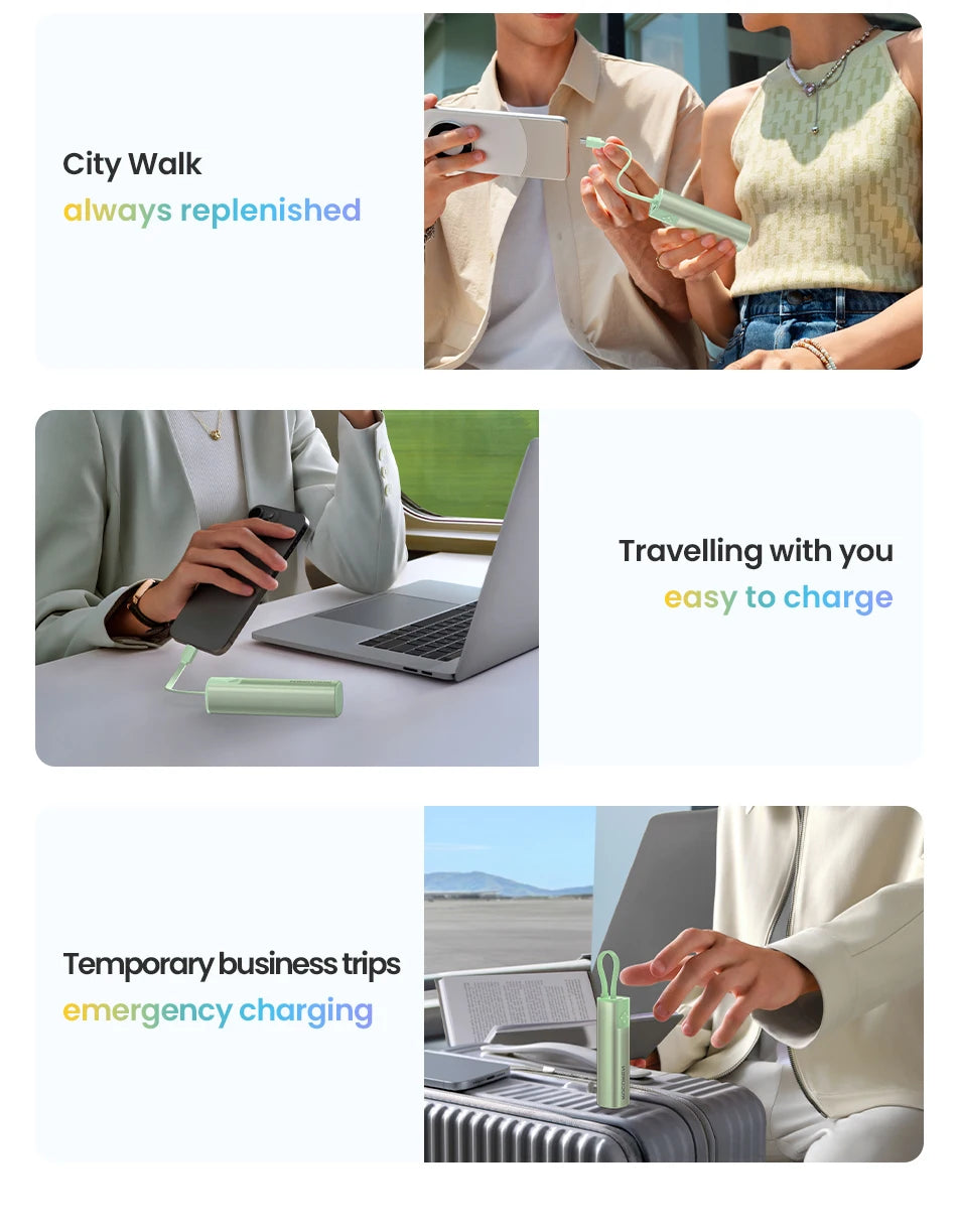 Rocoren Mini Power Bank 5000mAh