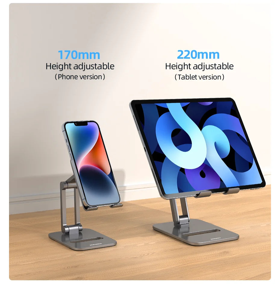 Rocoren Foldable Metal Phone & Tablet Stand