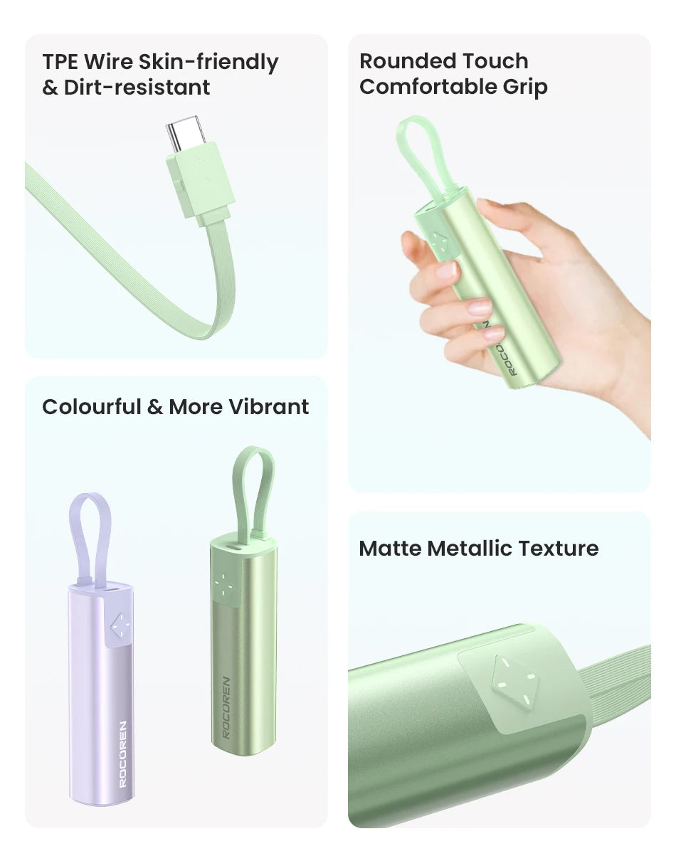 Rocoren Mini Power Bank 5000mAh