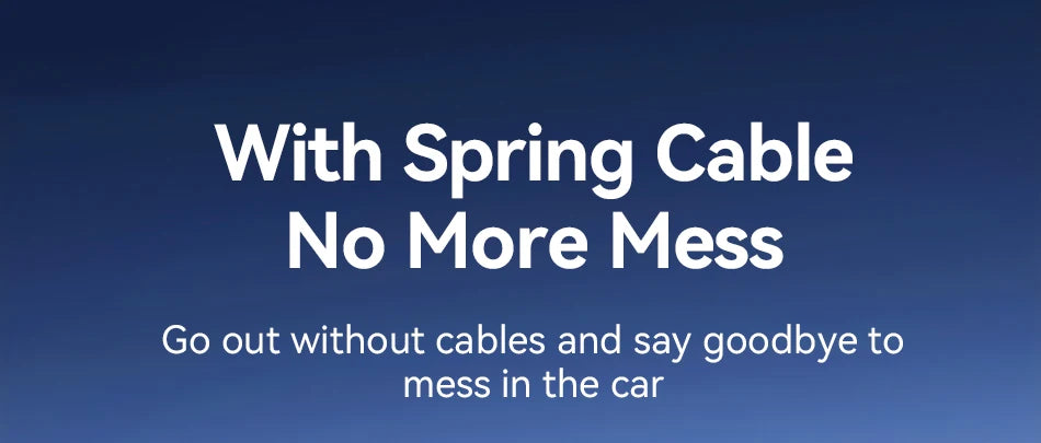 Rocoren 70W Car Charger with Spring Cable