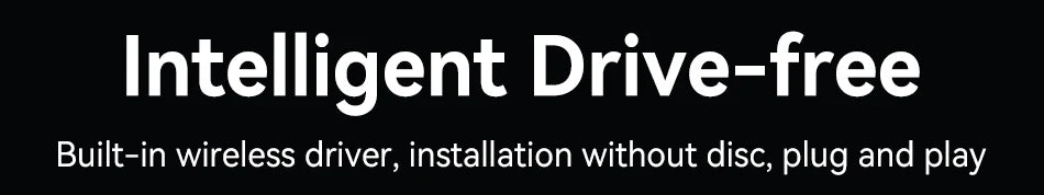 Rocoren Mini Wifi Bluetooth 2 in 1 USB Wireless Adapter Bluetooth 5.0 Wireless Transmission for PC Laptop Mouse Network Card