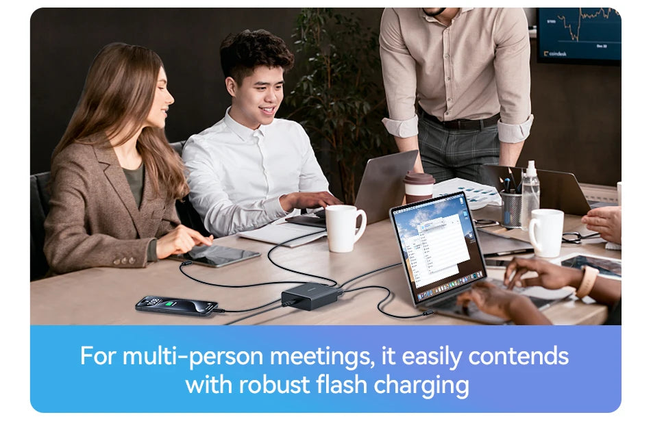 Rocoren 200W 8-Port Desktop Charger