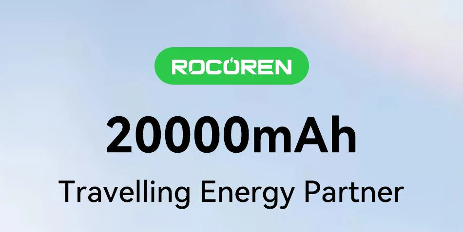 Rocoren 20000mAh 15W Power Bank