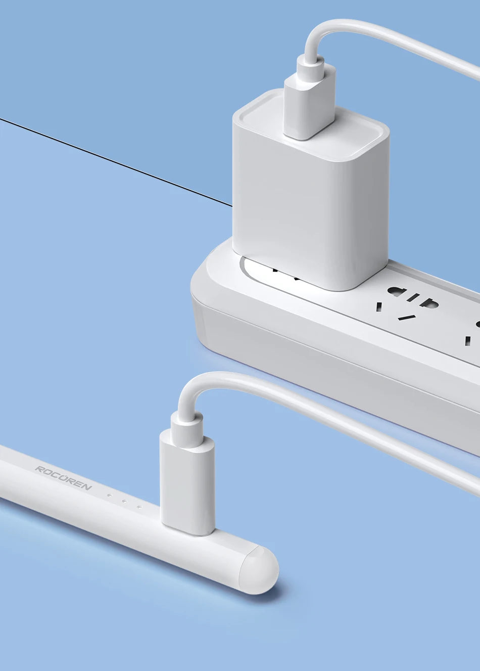 Rocoren Stylus Pen For Apple Pencil 2 1 with Palm Rejection For iPad Pro Air Mini 5 4 Tablet Stylus Touch Pen Magnetic Suction