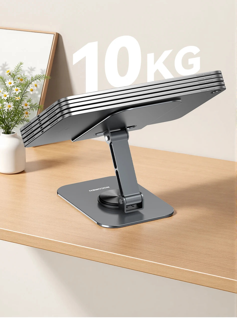 Rocoren Foldable Metal Phone Stand with 360° Rotation