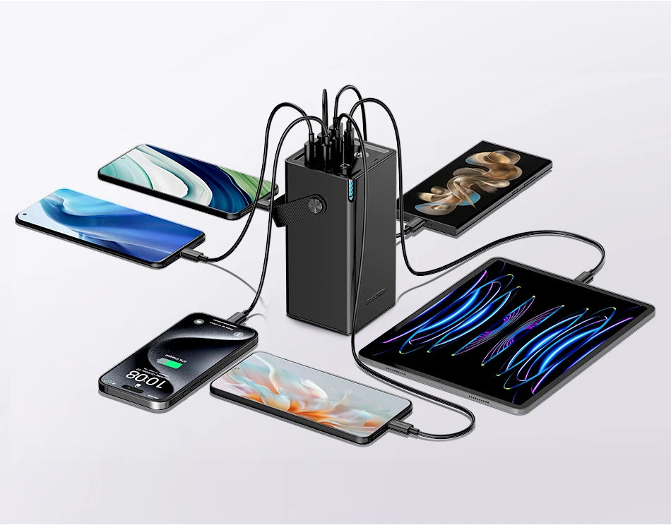 Rocoren 50000mAh Power Bank with Flashlight