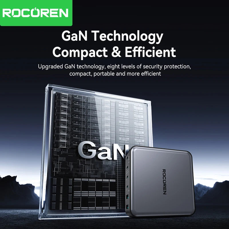 Rocoren 200W GaN Desktop Charger