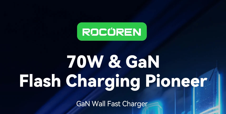 70W GaN Charger for Laptop & Phone