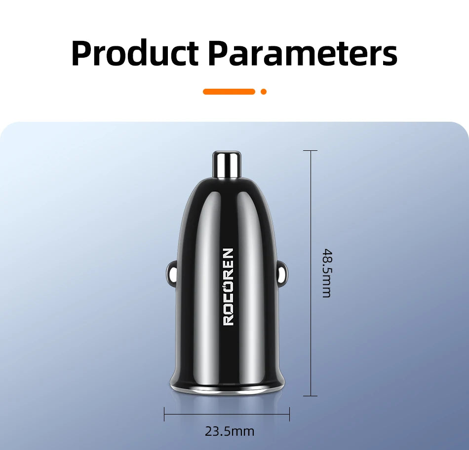 Rocoren 30W Fast Car Charger
