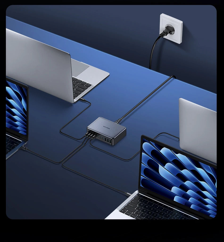 Rocoren 400W 10-Port Desktop Charging Station